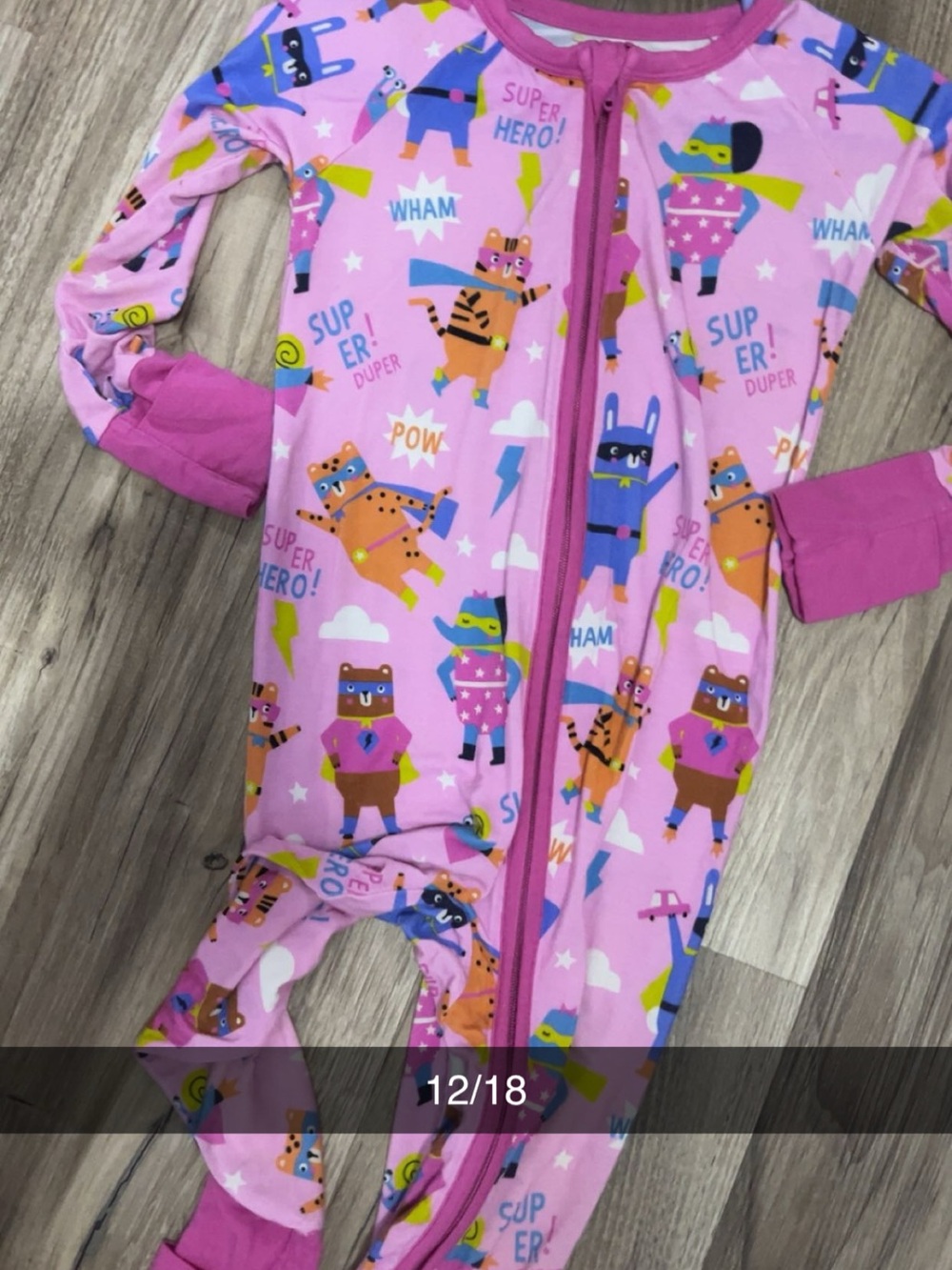 Little Sleepies Pink Sleepy Hero’s Zippy